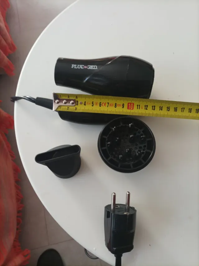 Secador de viaje plegable. Origen de EEUU.