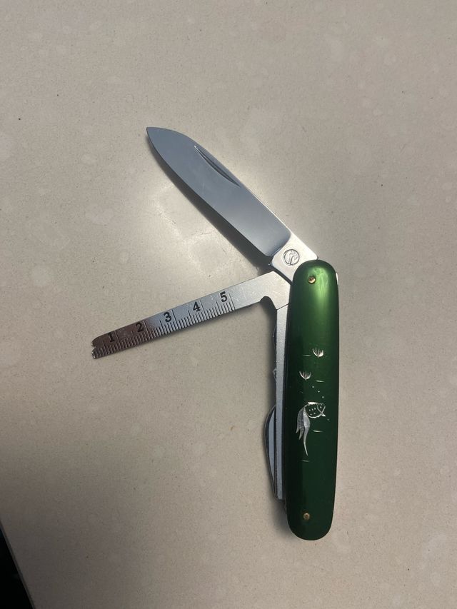 Coltellino da collezione con righello