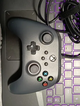 Mando Xbox PowerA Cableado Negro