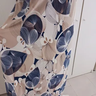 Vestido largo estampado floral