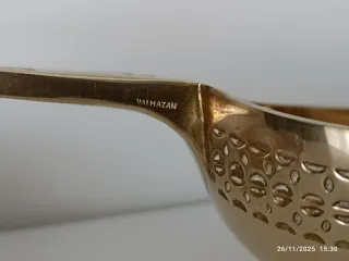 Centro de mesa bronce pájaro abstracto Valmazan