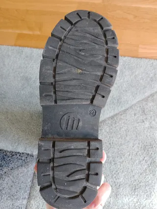 Botas altas Mustang negras talla 37