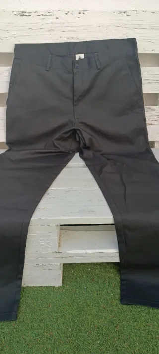 Lote de 2 Pantalones de trabajo hombre grises sin