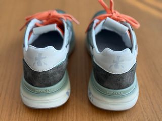 Zapatillas Premiata nuevas verdes y blancas