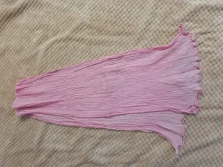 Fular Zara niña rosa con encaje