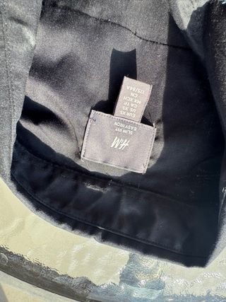 Camisa de vestir negra con botones