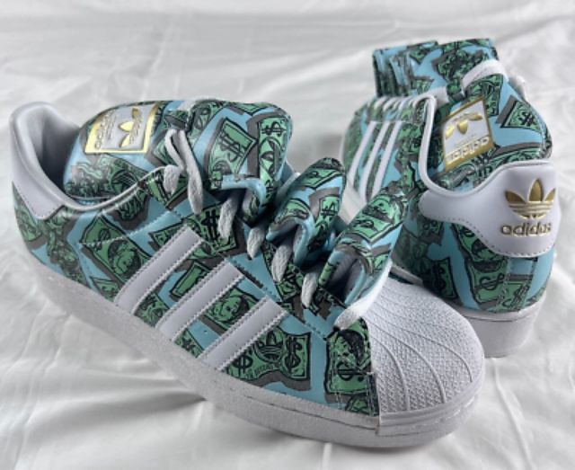 Adidas Jeremy Scott Superstar Estampado Dinero