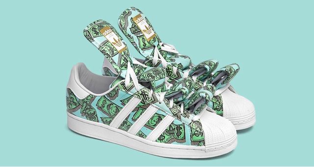 Adidas Jeremy Scott Superstar Estampado Dinero