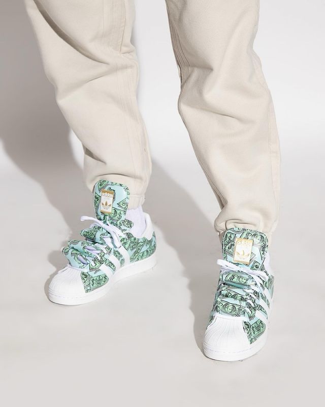 Adidas Jeremy Scott Superstar Estampado Dinero