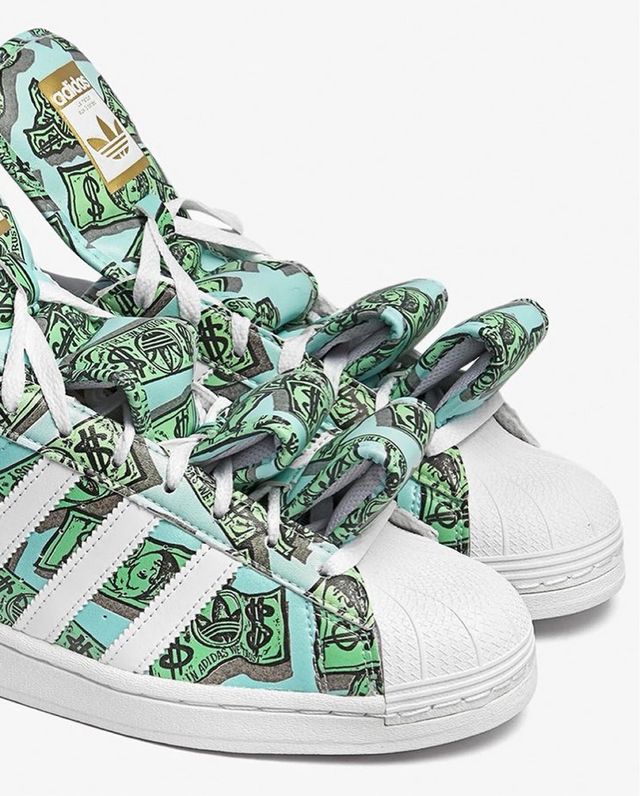 Adidas Jeremy Scott Superstar Estampado Dinero