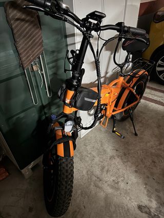 Bicicleta Eléctrica Naranja