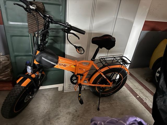 Bicicleta Eléctrica Naranja
