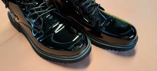 Stivaletto corto donna nero lucido tg 41