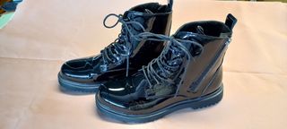 Stivaletto corto donna nero lucido tg 41