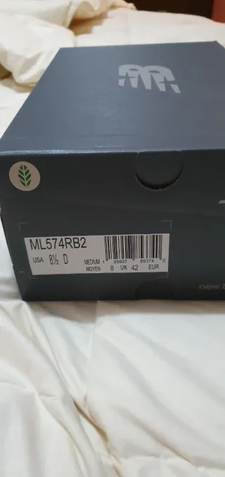 New Balance 574 Talla 42 Gris