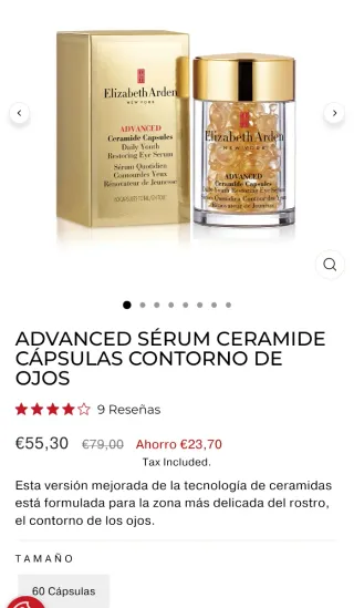 Oferta!! Advanced Sérum Ceramide- 60 cápsulas
