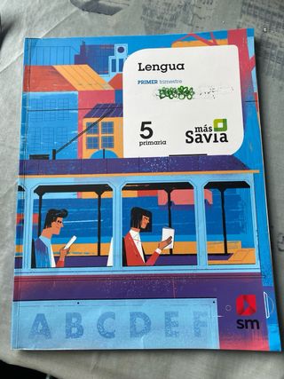 libro Lengua 5 primaria tres tomos