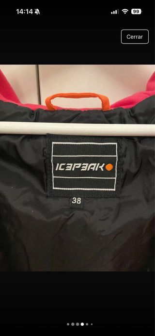 Chaqueta de esquí T.38 mujer