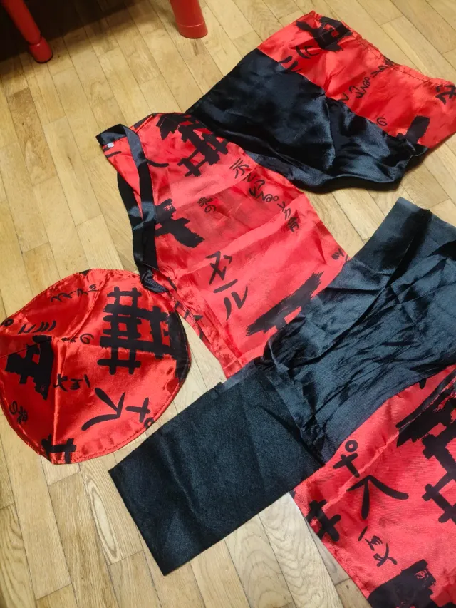 Traje kimono japonés infantil