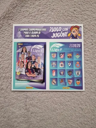 Cromos conmemorativos Liga F 2024/25 Panini