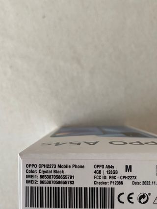 Cellulare OPPO A54s 128GB Nero