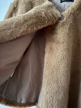 pelliccia sintetica coprispalle marrone