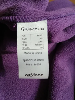 Chaqueta polar Quechua mujer morada