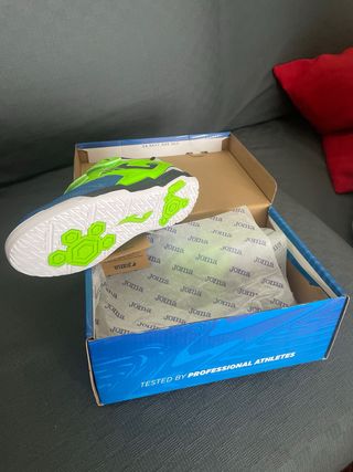 Zapatillas fútbol sala niño Joma azul talla 32