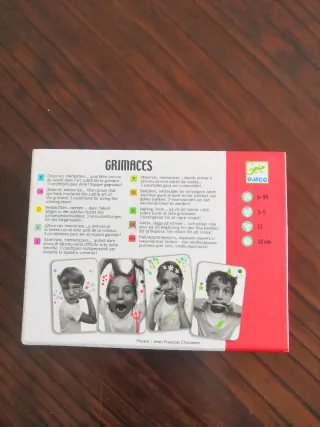 Juego de mesa mímica y emociones Grimaces Djeco.