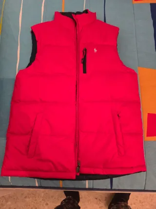 Chaleco Polo Ralph Lauren Rojo/azul reversible.