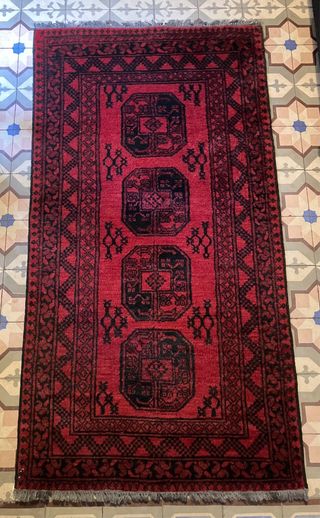 Tappeto afghano in lana