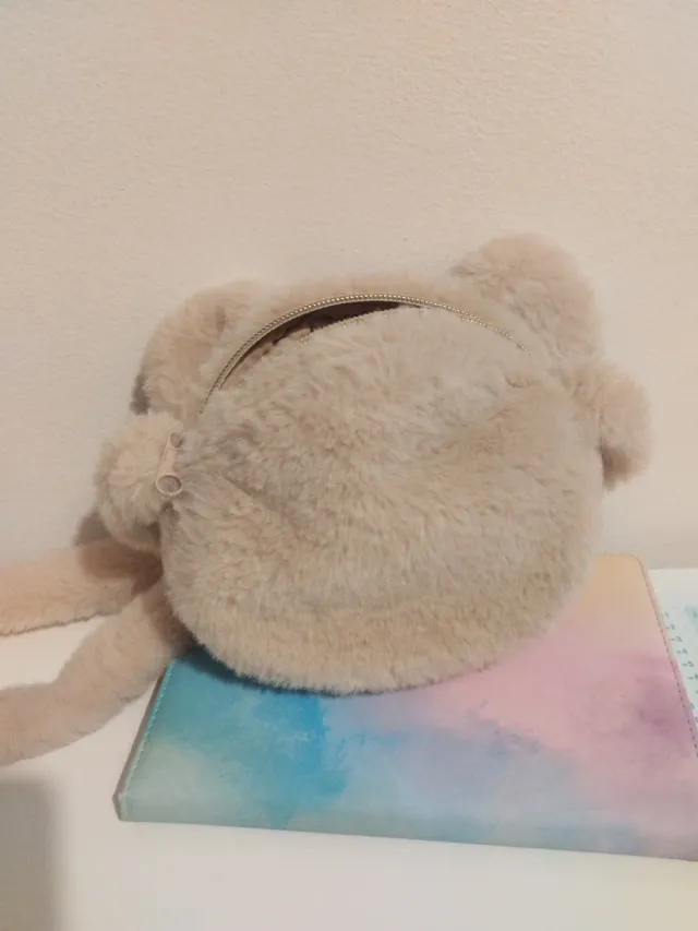 Bolso peluche osito niña