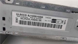 RADIO / CD SEAT IBIZA BERLINA (6J5)(06.2008->) 1.6 REFERENCE [1,6 LTR. - 66 KW TDI]