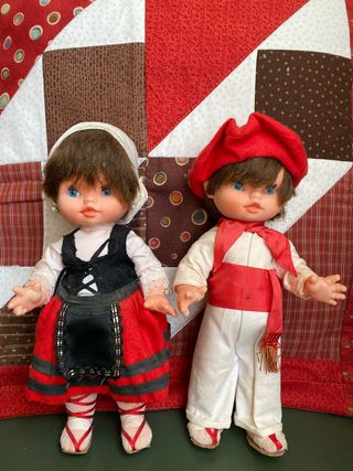 Pareja Muñecos Nen i Nena 1970