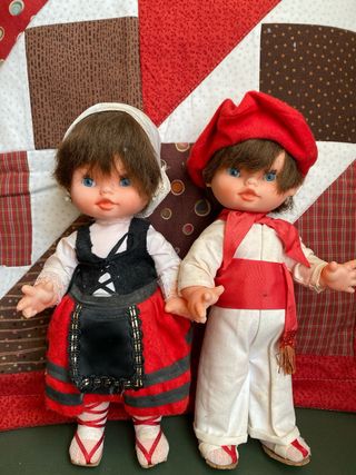 Pareja Muñecos Nen i Nena 1970