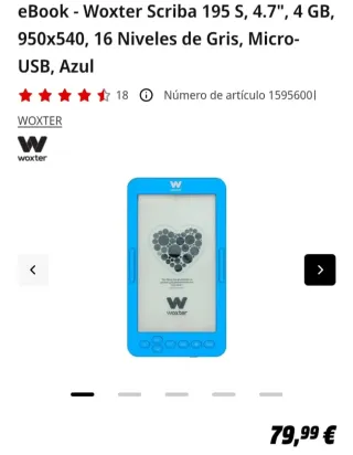 Ebook Woxter Scriba 195 S Azul