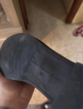 Botines Zara Mujer Negros