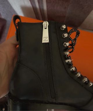 Botines Zara Mujer Negros