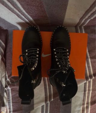 Botines Zara Mujer Negros