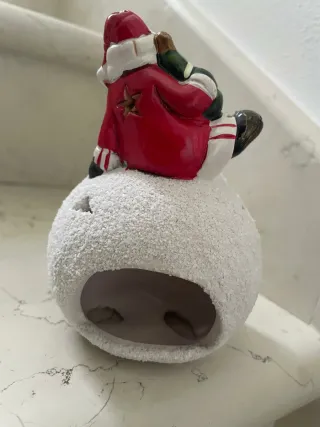 Decorazione Natalizia Babbo Natale con Albero