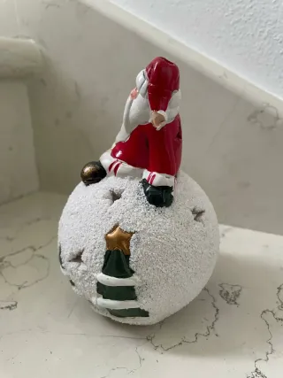 Decorazione Natalizia Babbo Natale con Albero