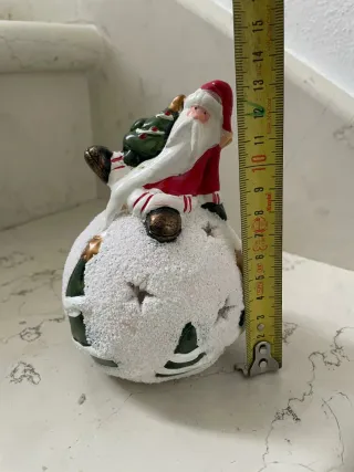 Decorazione Natalizia Babbo Natale con Albero