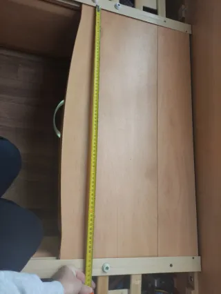 Estructura sofá/cama para caravana