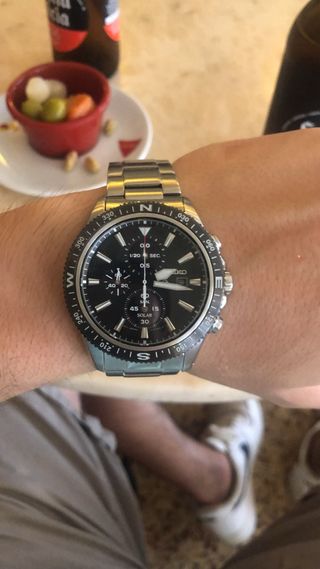 Reloj Seiko Cronógrafo Solar