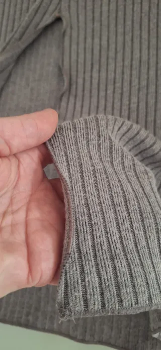 Vestido Largo Gris Zara