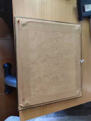 Cuadro decorativo con 5 llaves antiguas