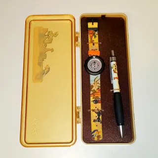 Estuche de Reloj suizo Flik Flak y bolígrafo Nuevo