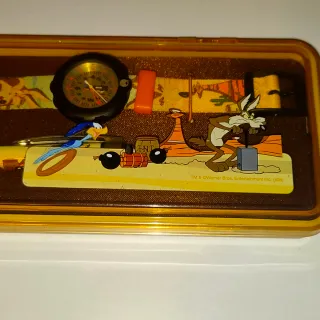 Estuche de Reloj suizo Flik Flak y bolígrafo Nuevo