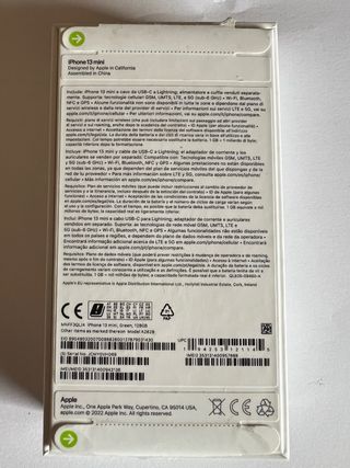 iPhone 13 mini 128 GB Verde