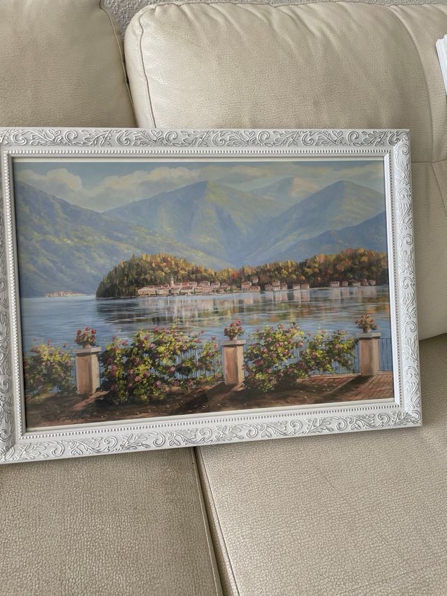 4 Cuadros Lago de Como, de Roberto Butta